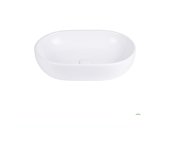 Lavabo in ceramica bianco 59X41 cm MOD. LA69