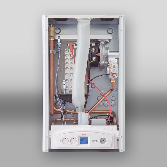 Caldaia a condensazione Unical Kon M C 24 Metano cod.101000 con kit fumi coassiale