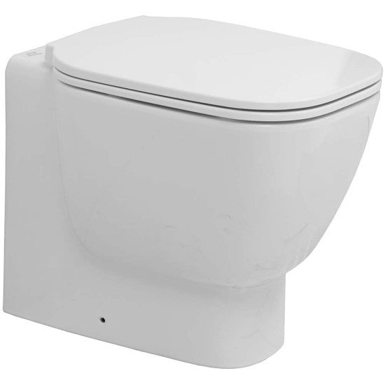 Copriwater Tavoletta WC Bagno Slim Frizionata Per Serie Ten - Made In Italy