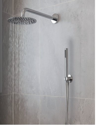 Kit doccia cromato modello "Round"
