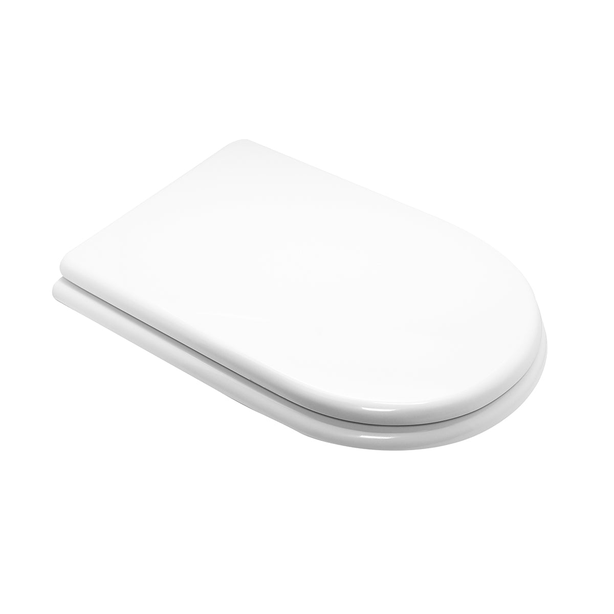 Tavoletta wc per thin sospeso azzurra bian