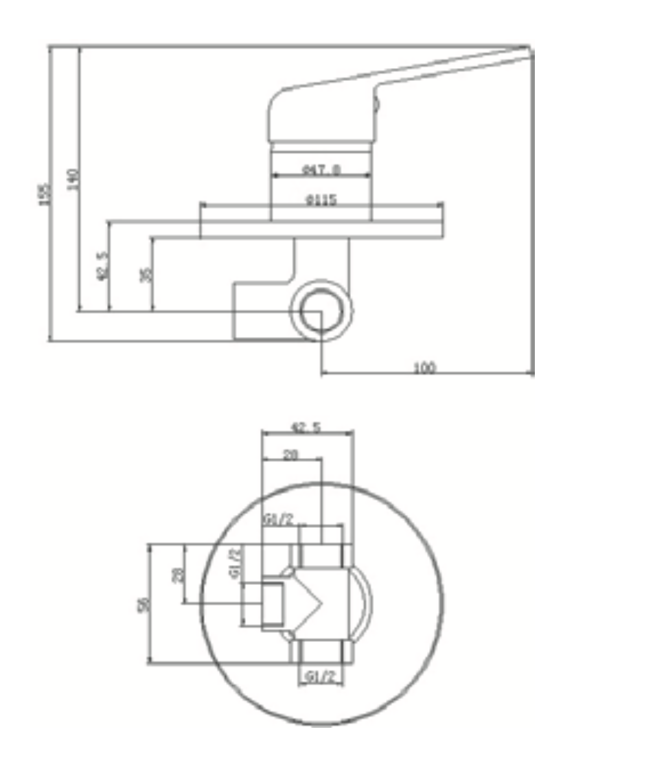 Rubinetto Incasso doccia MIXTECH.mod VENUS