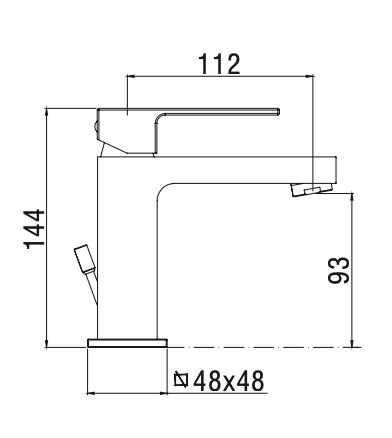 Rubinetto Lavabo con scarico automatico 1.1/4 PAFFONI.mod ELLE